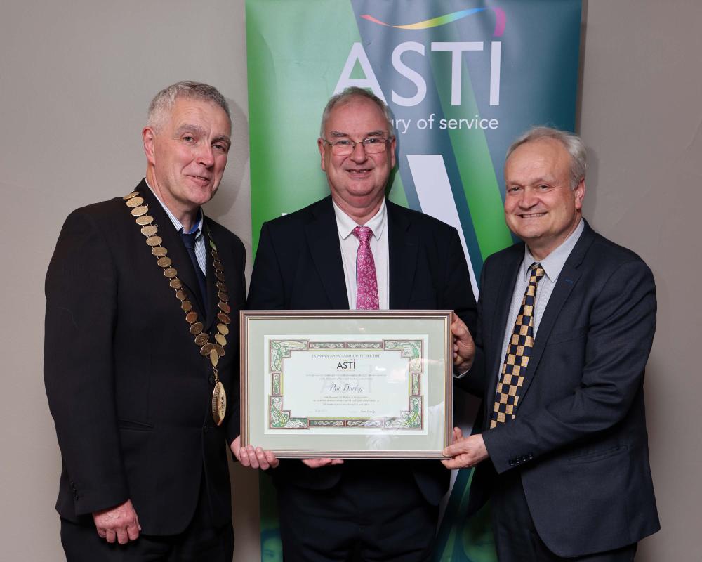 Pat Hurley - ASTI Honorary Life Award Recipient