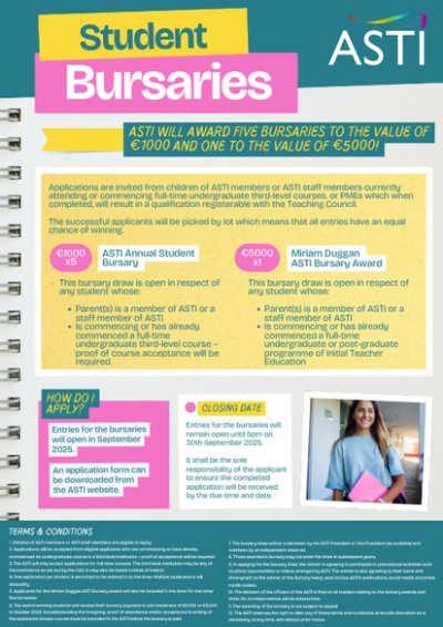 Student bursaries 2025